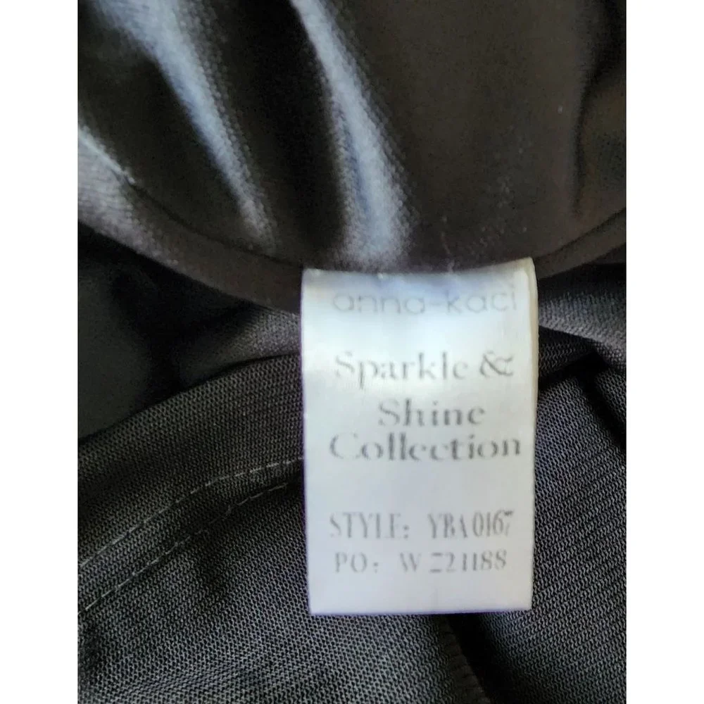 Anna -Kaci Sparkle & Shine Collection Blue, Red, White Slip Dress - Picture 11 of 16